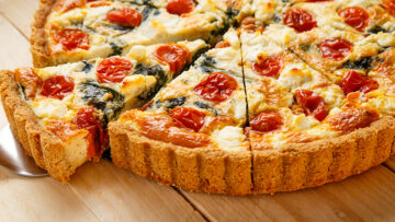 Quiche Caprese